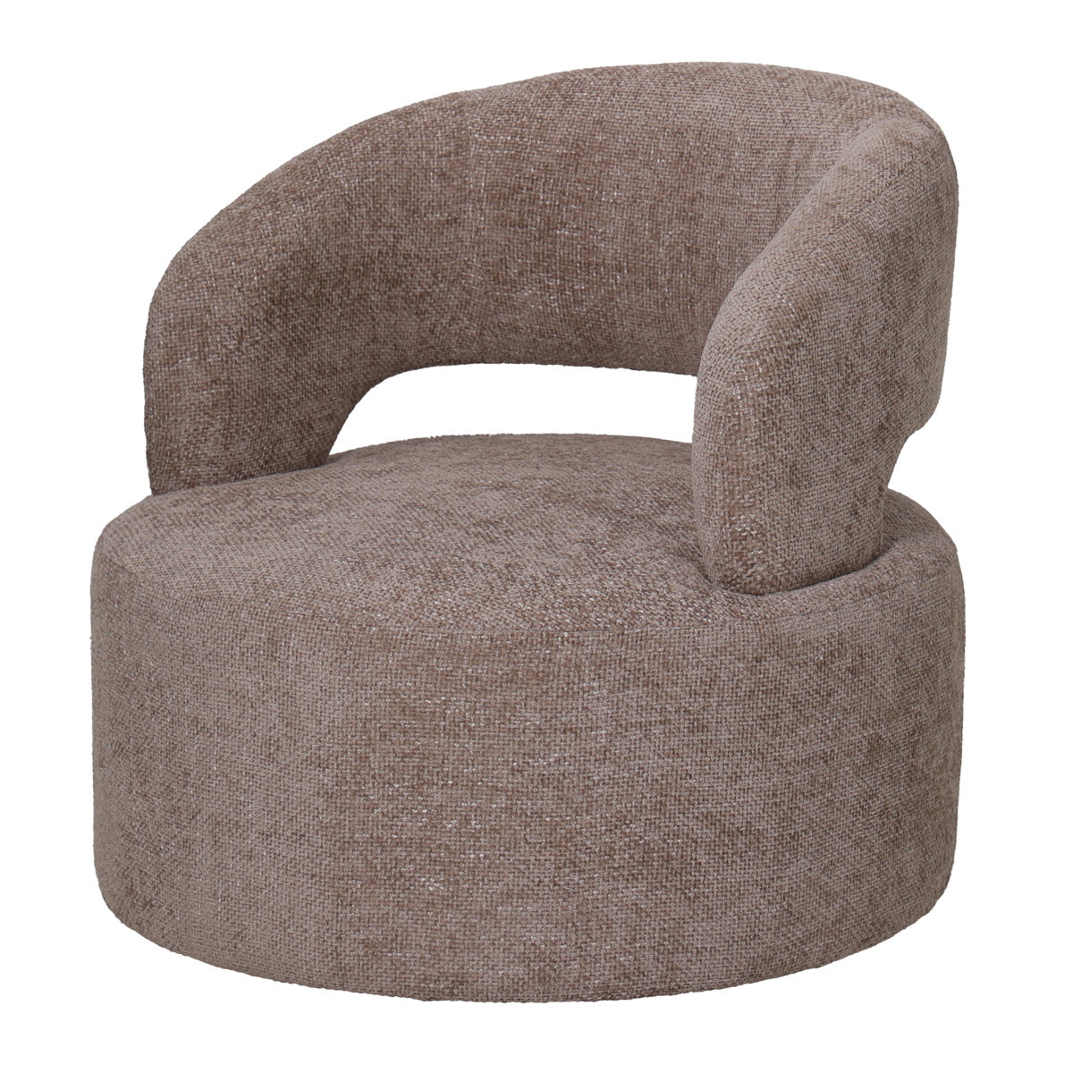 Giga Meubel - Fauteuil Taupe - Stof|Textiel - Japandi Stijl