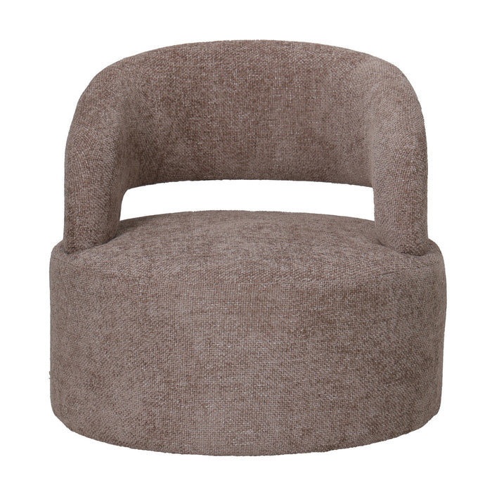 Giga Meubel - Fauteuil Taupe - Stof|Textiel - Japandi Stijl