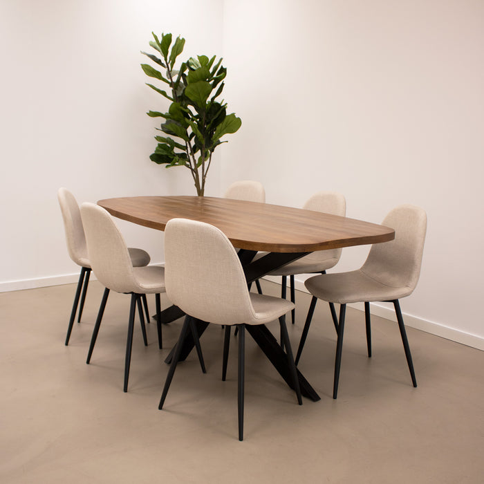 Kick eetkamerstoel Noor - Beige