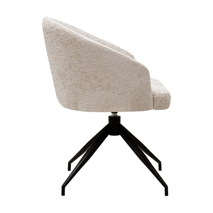 Kick draaistoel Merle - Champagne