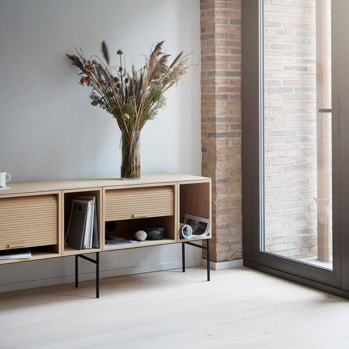 Hifive 150 dressoir H65 zwart eiken