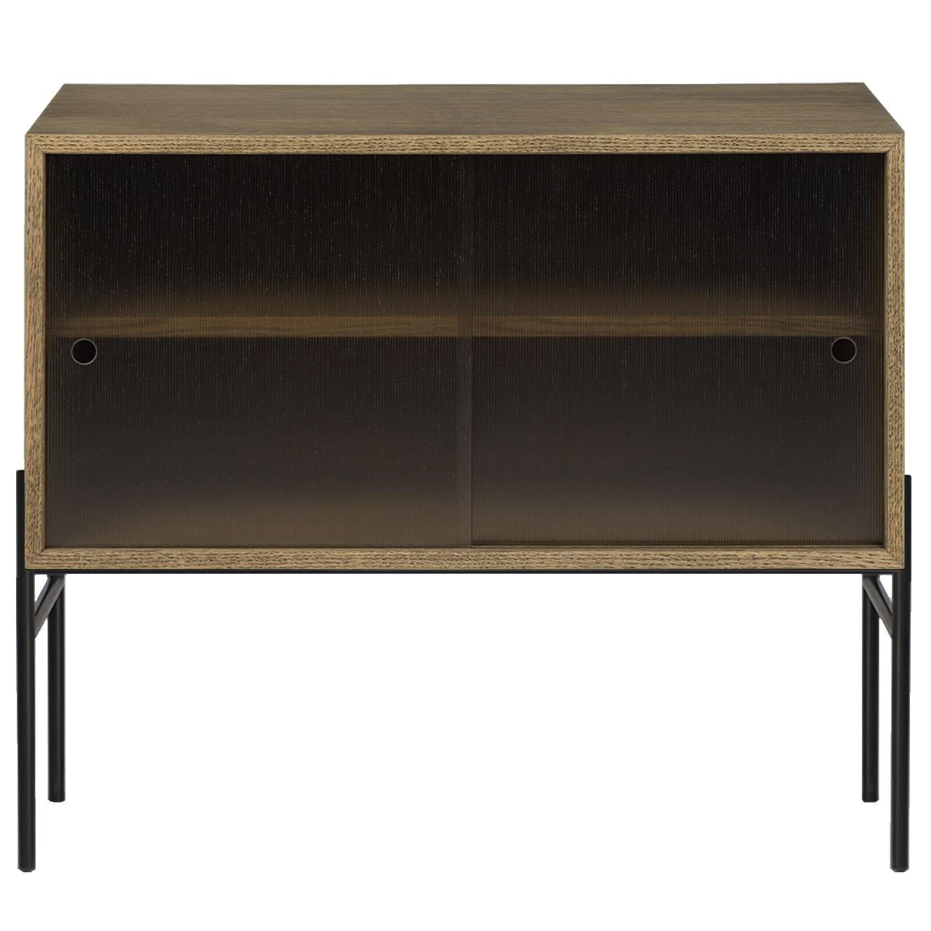 Hifive 75 dressoir H65 glas gerookt eiken