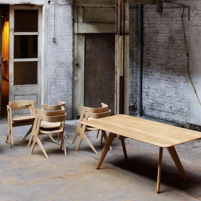 Slab eettafel 200x96 eiken