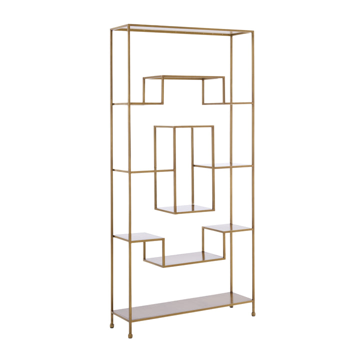 Light&living Kast open 100x30x205 cm REZINA antiek brons