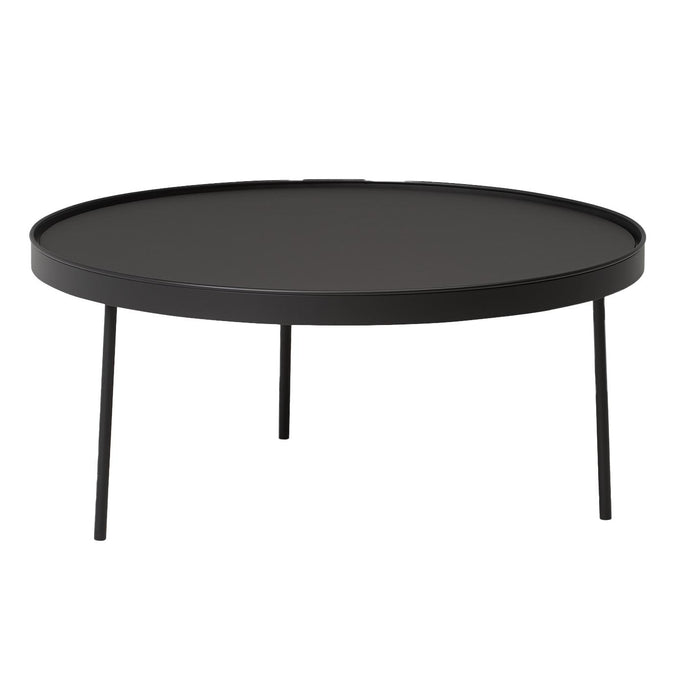 Stilk salontafel Ø74 zwart