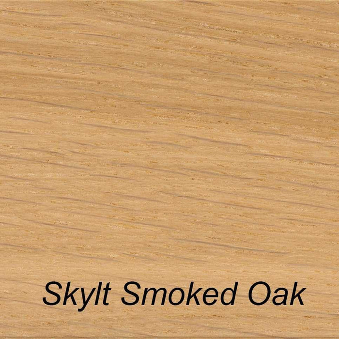 Crossings salontafel 80x80 met lectuurbak Skylt Smoked Oak