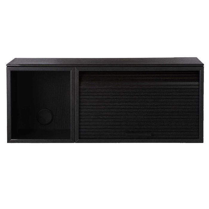 Hifive Slim 75 wandkast zwart eiken