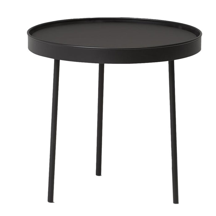 Stilk bijzettafel Ø44 zwart