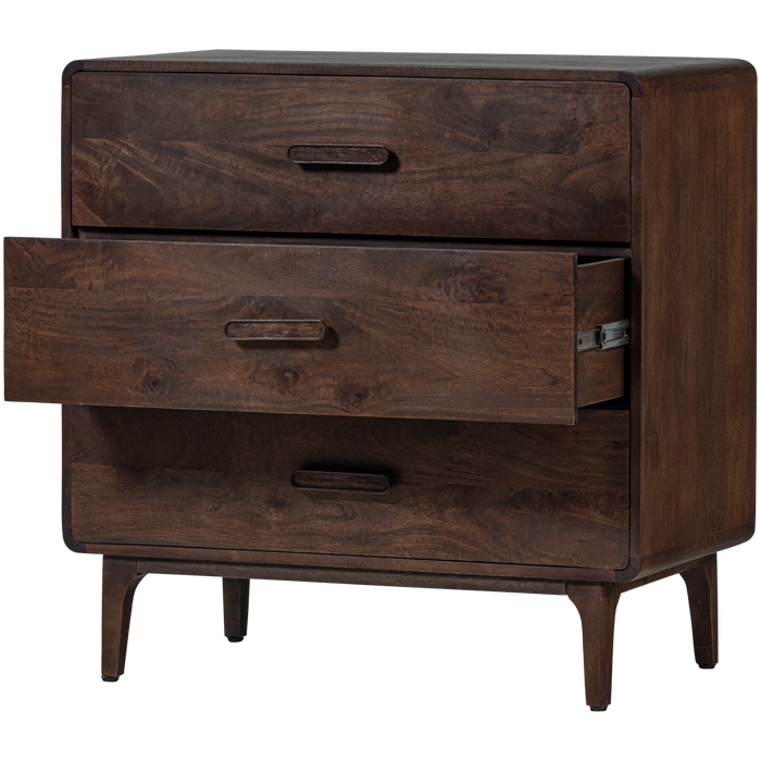 WOOOD Liya Ladekast - Mango Hout - Donkerbruin - 90x90x50