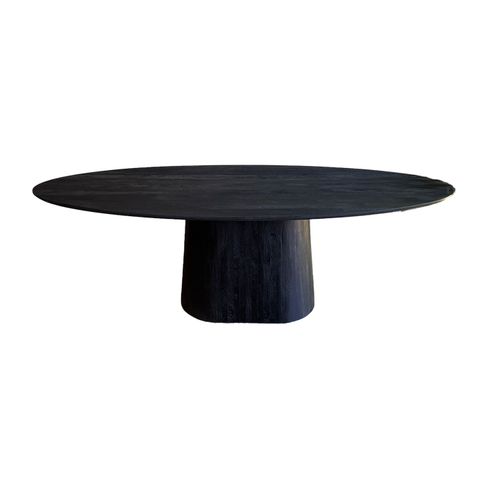 Eetkamertafel Oslo ovaal Zwart 200cm