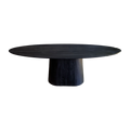 Eetkamertafel Oslo ovaal Zwart 240cm