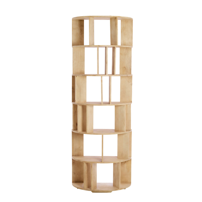 Light&living Wandkast open 76x37x212 cm LIMPYA mat naturel