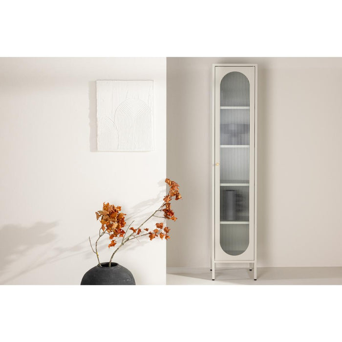 Svea - Alessandra vitrinekast - 180 cm - beige