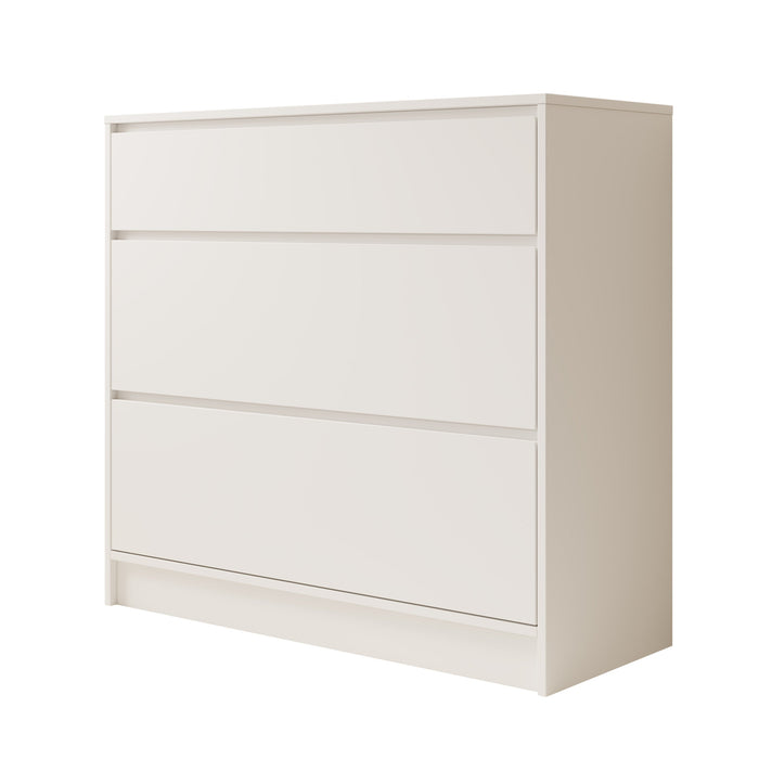 Meubella - Ladekast Brett - Wit - 99 cm