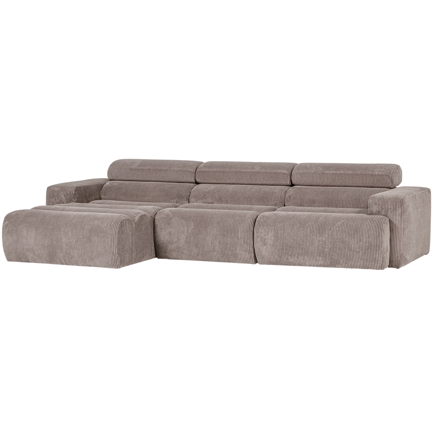 WOOOD Novi Chaise Longue Bank Links - Ribstof - Zand