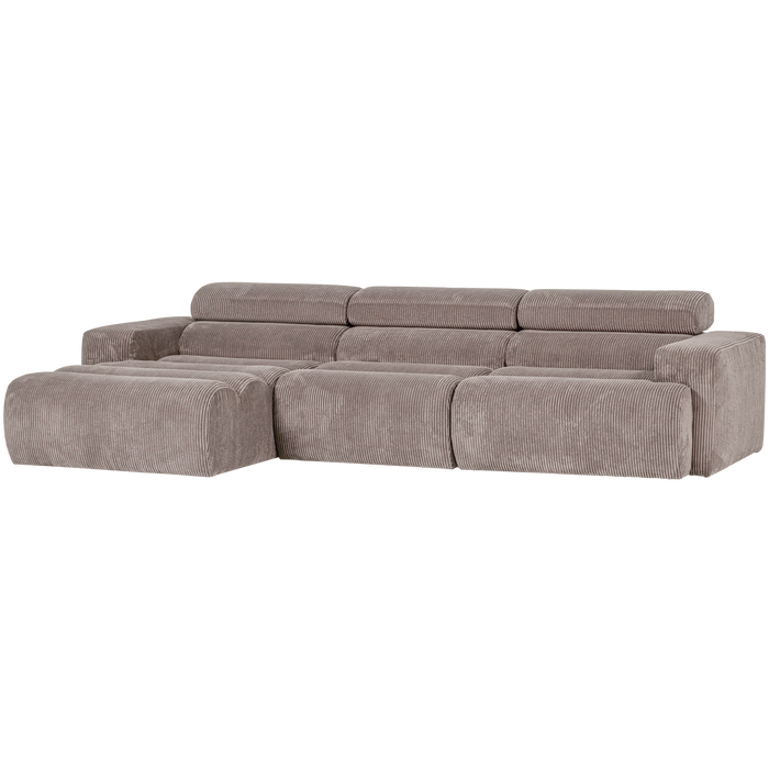 WOOOD Novi Chaise Longue Bank Links - Ribstof - Zand