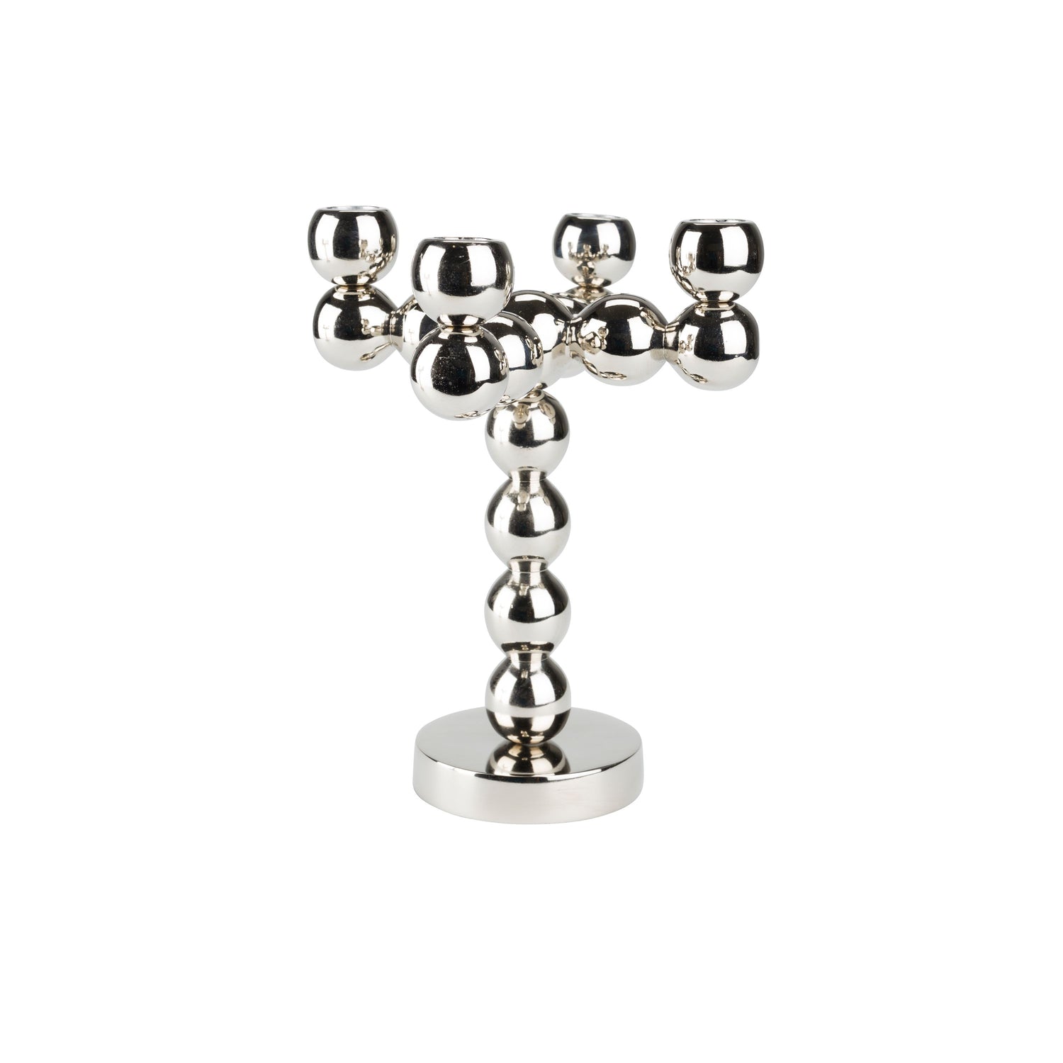 Zuiver Bubbles Four Kandelaar Shiny Zilver