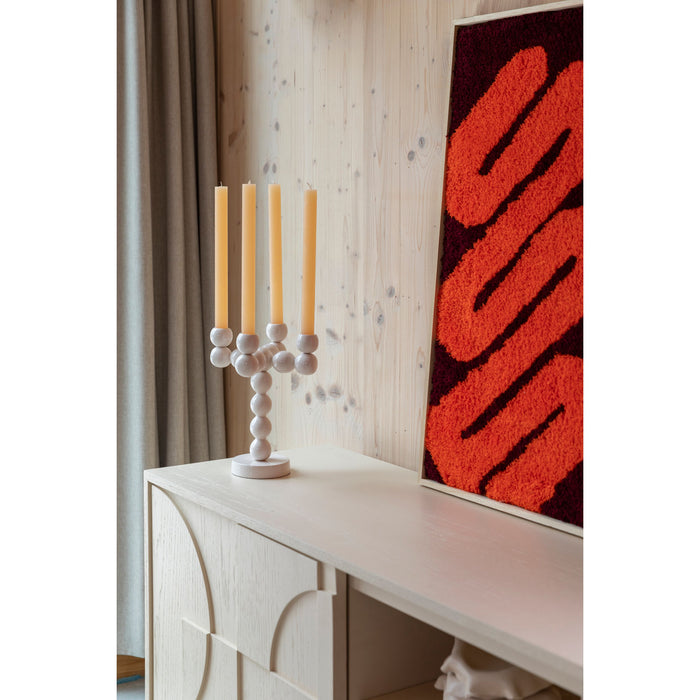 Zuiver Bubbles Four Kandelaar Shiny Beige