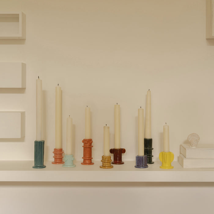 SERAX - Marie Michielssen - Glazed Molly Kandelaar 01 - Set van 3