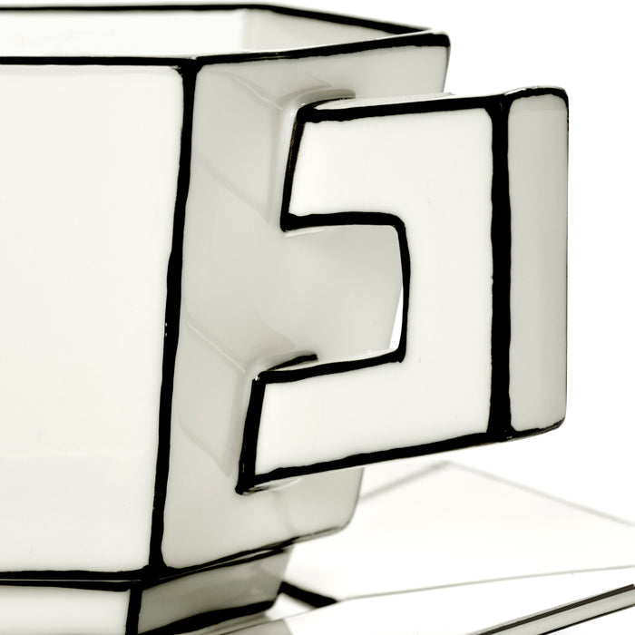 SERAX - Annebet Philips - Carte Blanche Cappuccino Kop & Schotel - Set van 2