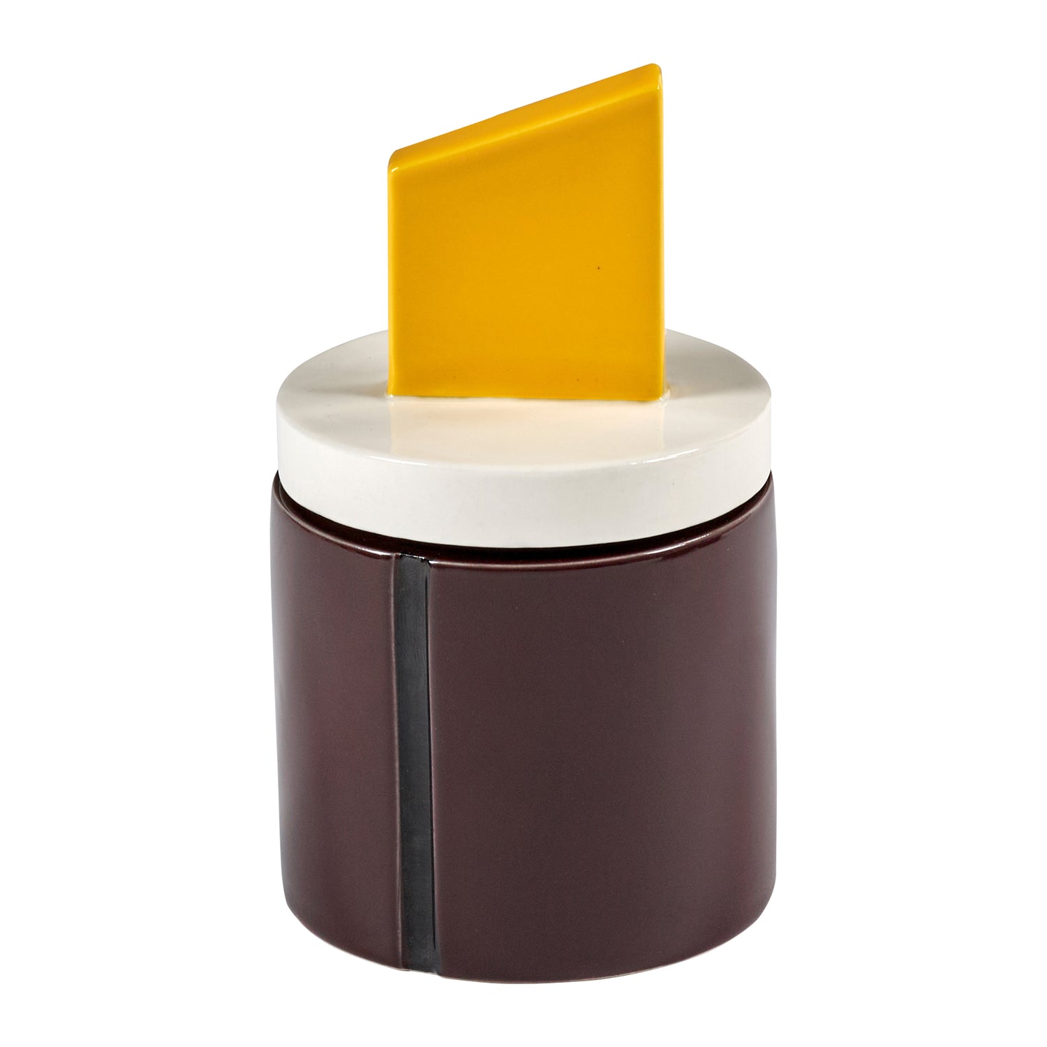 SERAX - Carolina Castiglioni - Plan C Geurkaars Ø 8,5 cm - Burgundy/Geel