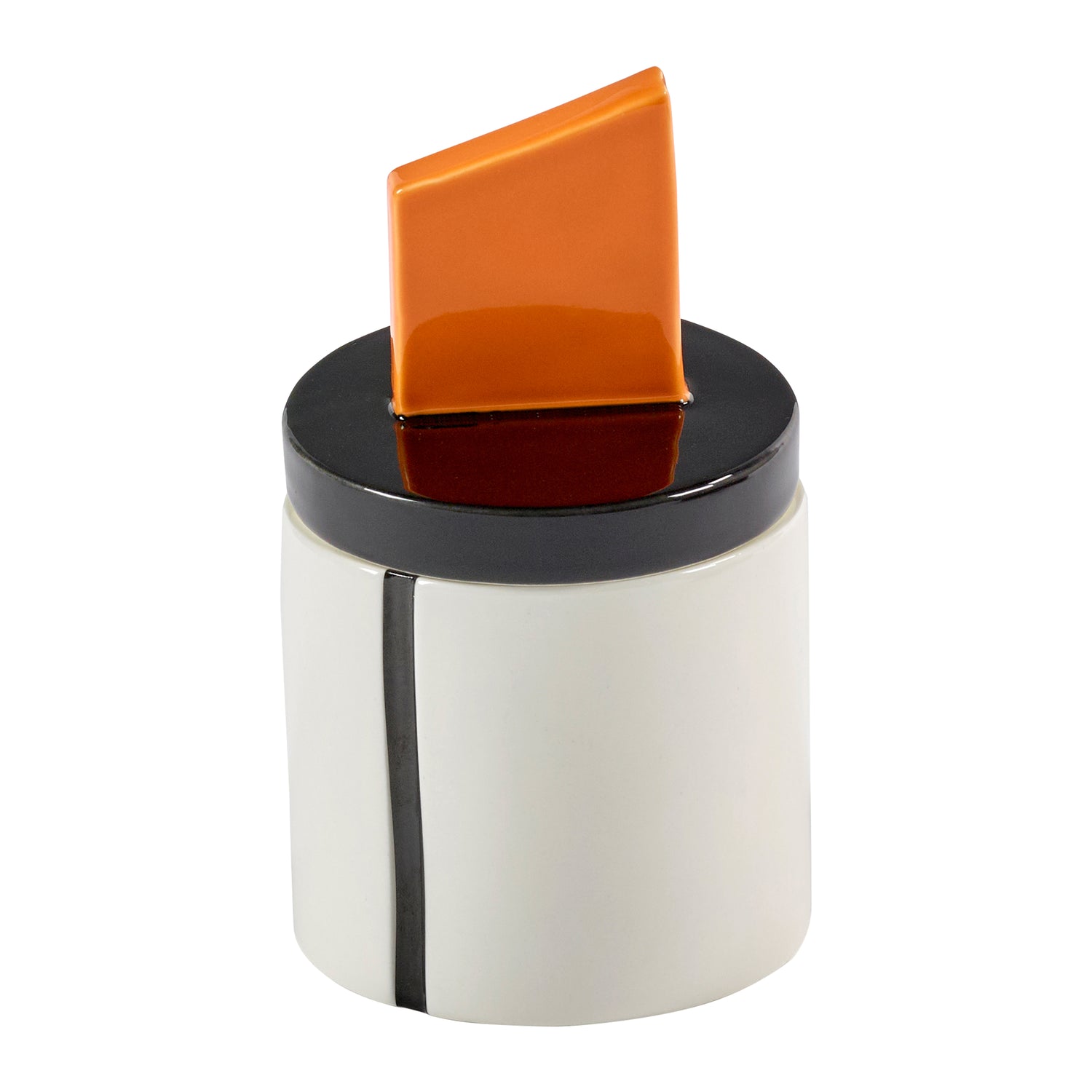 SERAX - Carolina Castiglioni - Plan C Geurkaars Ø 8,5 cm - Zwart/Oranje