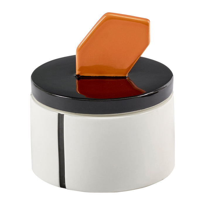 SERAX - Carolina Castiglioni - Plan C Geurkaars Ø 12,5 cm - Zwart/Oranje