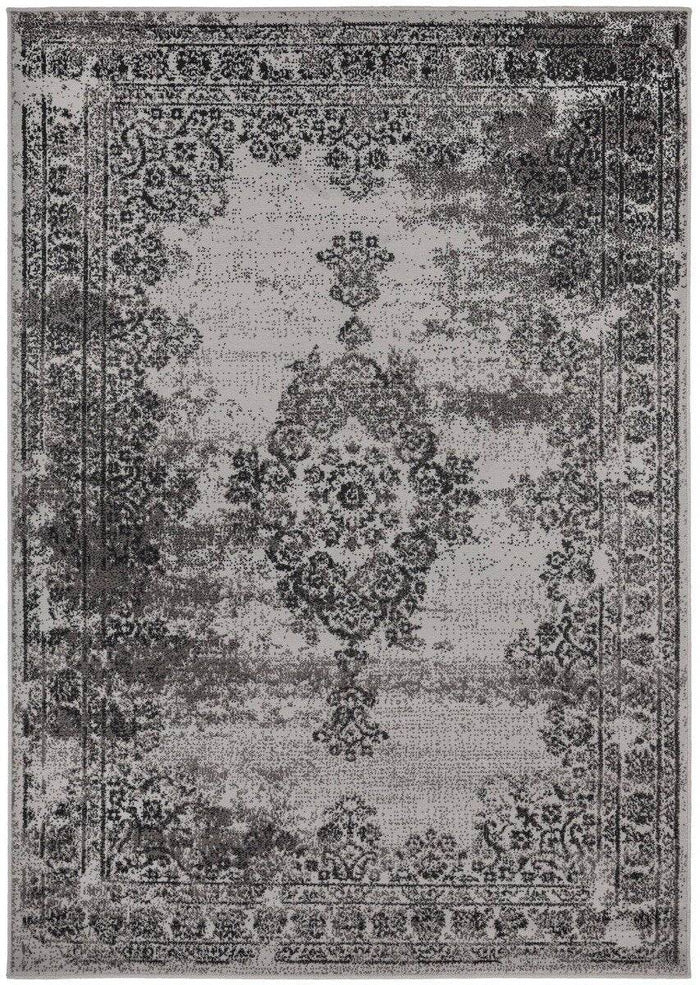 Vintage Vloerkleed Bloom - Grijs - EVA Interior - 160 x 225 cm