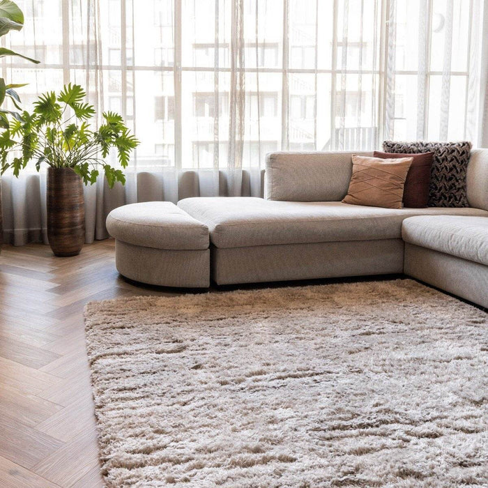 Interieur05 Hoogpolig vloerkleed Fender wit|creme - 240 x 340 cm