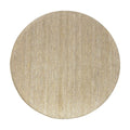 Interieur05 Vloerkleed Gerecycled Materiaal Rond Ciro Geel|Naturel...
