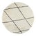 Interieur05 Berber Rond vloerkleed hoogpolig Wit|Zwart - scandinavi...