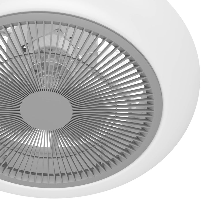 EGLO Sayulita Plafondlamp met ventilator - 45,5cm - Wit|Grijs