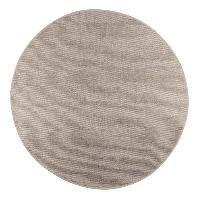 Interieur05 Rond Wollen Vloerkleed Grijs|Beige Vik - 240 x 240 cm