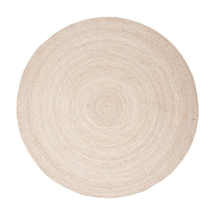 Interieur05 Rond wollen vloerkleed Gapo beige - 150 x 150 cm