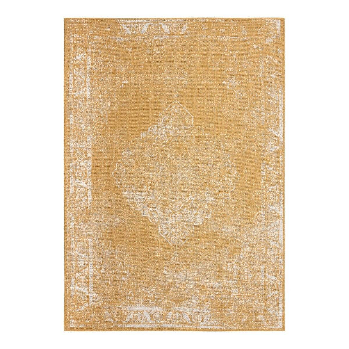 Buitenkleed sage - Geel|Okergeel - dubbelzijdig - EVA Interior