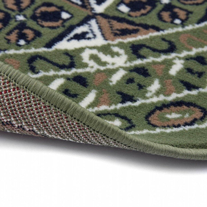 Rond Vintage Vloerkleed Rond Marad Groen Interieur05 - 200 x 200 cm