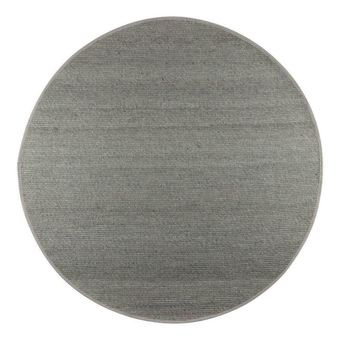 Interieur05 Rond Wollen Vloerkleed Groen Vik - 200 x 200 cm