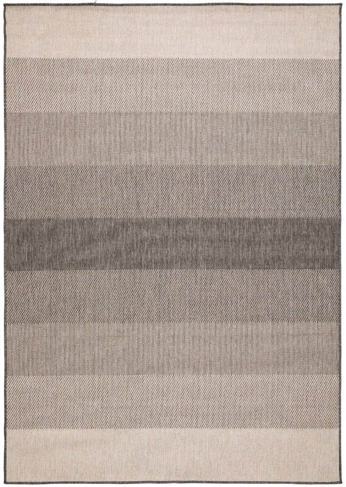 Buiten vloerkleed Boa - Zwart|Wit -  dubbelzijdig - EVA Interior