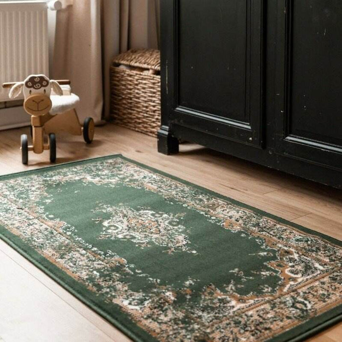 Interieur05 Vintage Vloerkleed Keshan Groen - 80 x 150 cm