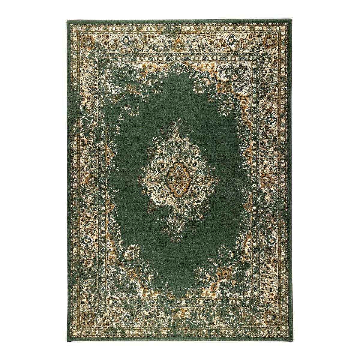 Interieur05 Vintage Vloerkleed Keshan Groen - 240 x 330 cm