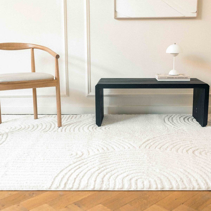 Interieur05 Scandinavisch vloerkleed Oskar creme|wit - 200 x 280 cm