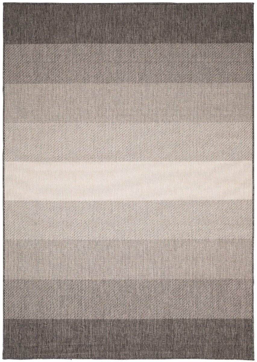 Buiten vloerkleed Boa - Zwart|Wit -  dubbelzijdig - EVA Interior