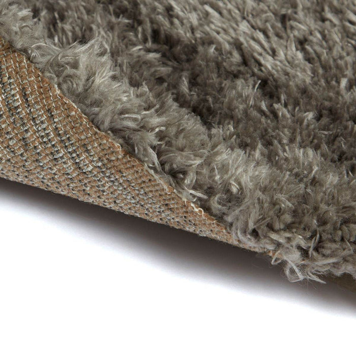 Interieur05 Rond Hoogpolig vloerkleed Fender grijs|lichtgrijs