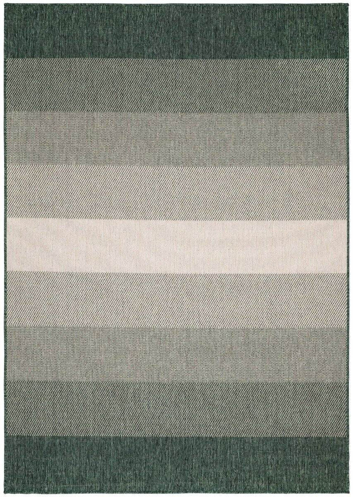 Buiten vloerkleed Boa - Groen|Wit - dubbelzijdig - EVA Interior