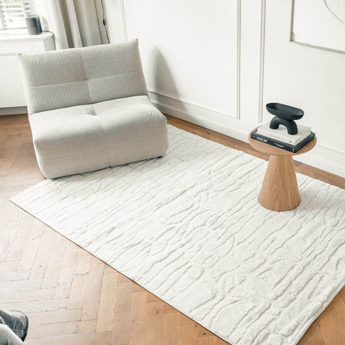 Interieur05 Scandinavisch vloerkleed Bjorn creme|wit - 160 x 235 cm