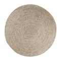 Interieur05 Rond wollen vloerkleed Gapo beige|wit gemeleerd