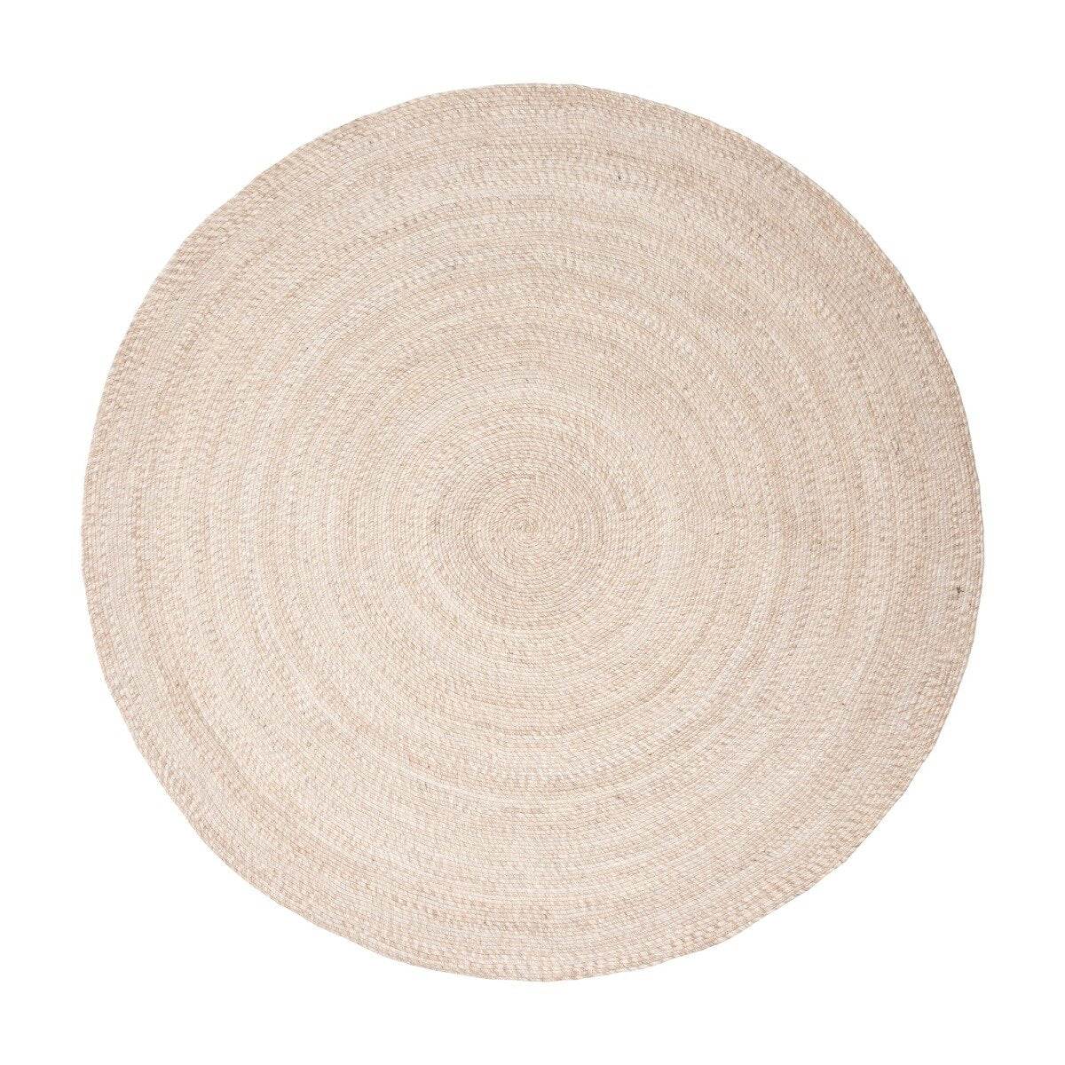Interieur05 Rond wollen vloerkleed Gapo beige - 250 x 250 cm