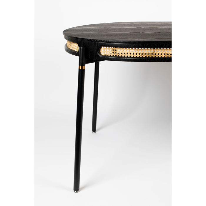 Bold Monkey Don't Stop The Webbing eettafel 180x90 cm  - Zwart