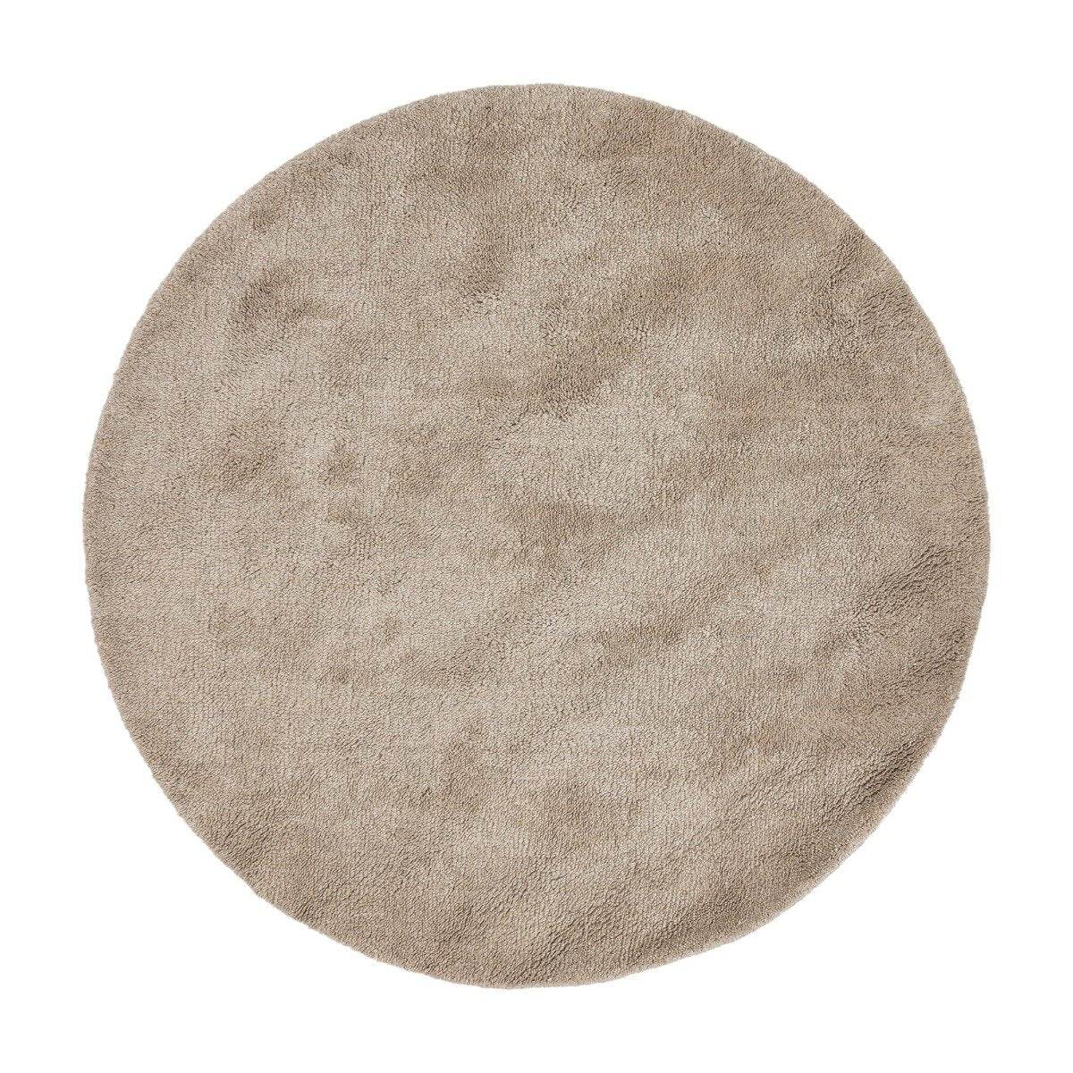Interieur05 Rond Berber Vloerkleed Zand Nador - 160 x 160 cm