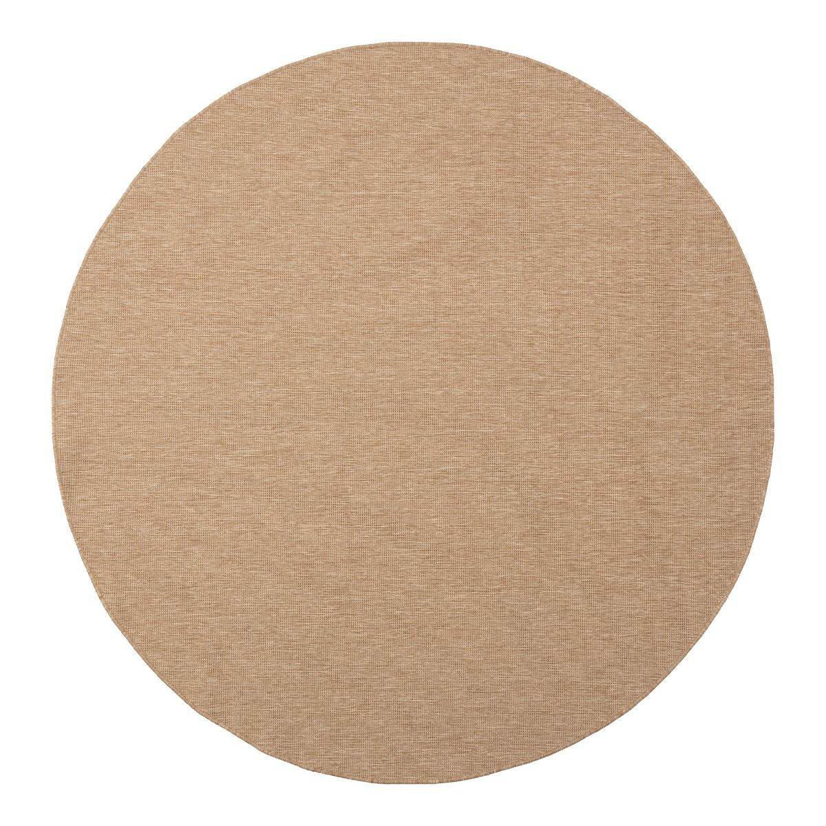 Interieur05 Rond Jute buitenkleed Naturel Uni - 240 x 240 cm